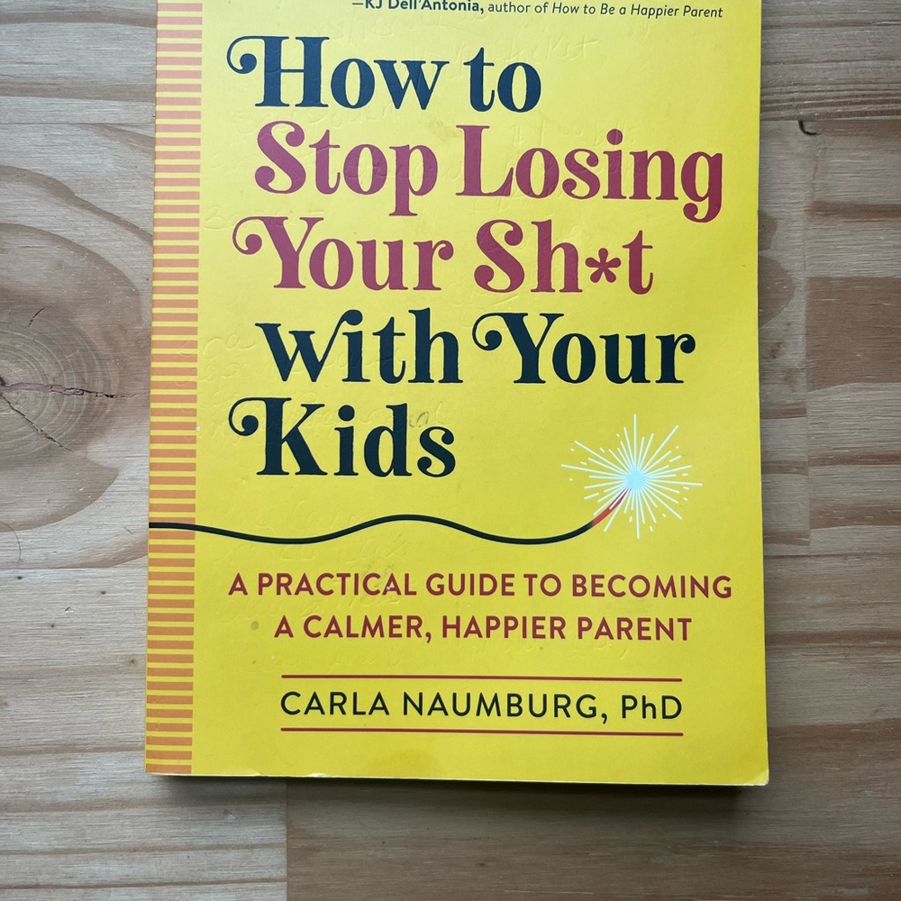 How to Stop Losing Your Sh*t with Your Kids Book